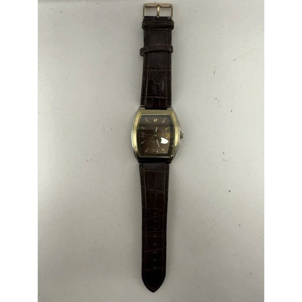 Accutime 4028WMM New Battery Mens Tank Watch‎ 42MM 8